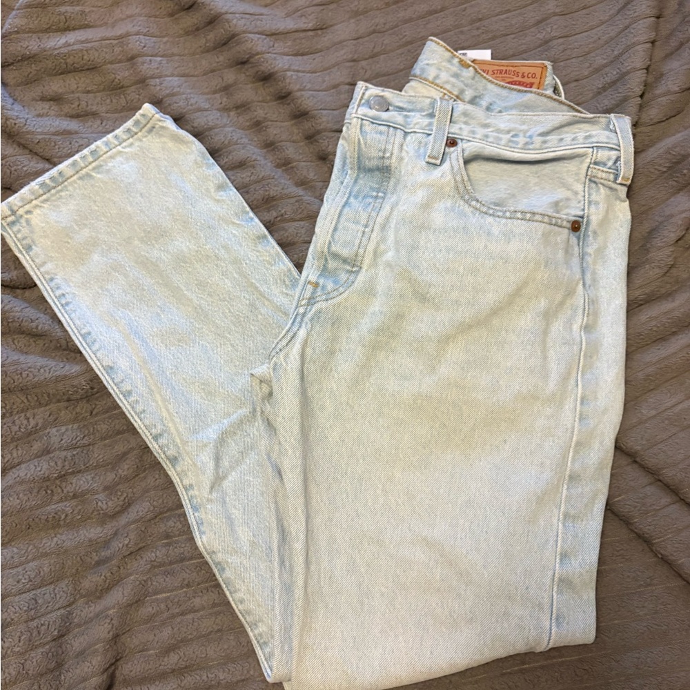 Light Wash Jeans - Classic Straight Fit